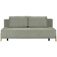 SCHLAFSOFA Chenille Greige  - Greige/Naturfarben, Design, Holz/Textil (211/88/102cm) - Niels Andersson