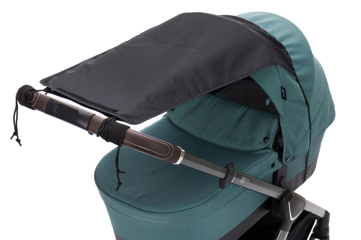 SONNENDACH  - Schwarz, Basics, Textil (67/48cm) - My Baby Lou