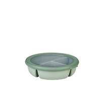 BENTO BOX plast  plast 1.0 l - priehľadné/šalviovozelená, Konventionell, plast (23/23/6cm) - Mepal