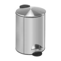 KANTA SA PAPUČICOM  3 l   - boja nerđajućeg čelika/crna, Osnovno, metal/plastika (16,8/25cm) - Homeware