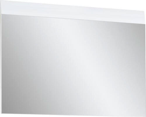 ZIDNO OGLEDALO 86,9/62,7/2,6 cm - bela, Dizajnerski, staklo/pločasti materijal (86,9/62,7/2,6cm) - Xora