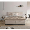 BOXSPRINGBETT 180/200 cm  in Creme  - Creme/Schwarz, MODERN, Karton/Holz (180/200cm) - MID.YOU