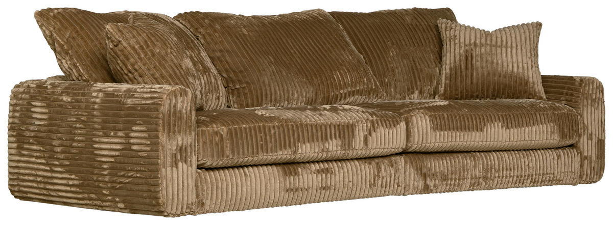 SOFFA i manchester beige  - beige, Klassisk, metall/trä (276/85/110cm) - Novel