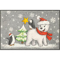 FUßMATTE 50/75 cm wash+dry  - Multicolor, Trend, Kunststoff/Textil (50/75cm) - wash+dry