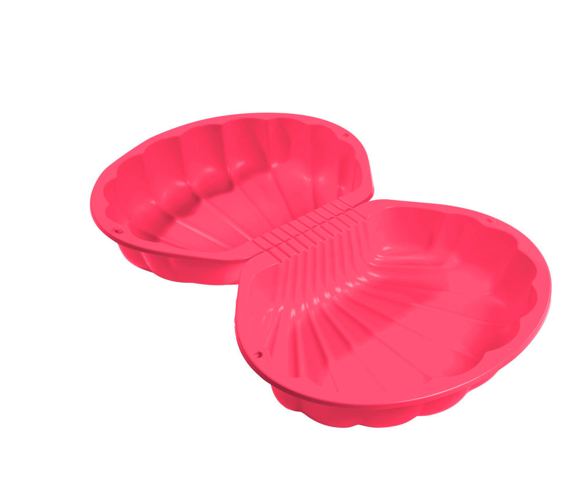 SAND- UND WASSERMUSCHEL Rosa  - Rosa, Basics, Kunststoff (73/88/22cm) - BIG