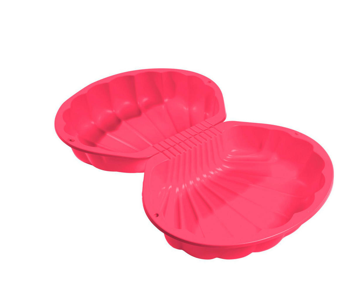 SAND- UND WASSERMUSCHEL 73/88/22 cm  - Rosa, Basics, Kunststoff (73/88/22cm) - BIG