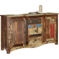 COMODĂ 150/85/40 cm  - maro/multicolor, Lifestyle, metal/lemn (150/85/40cm) - Landscape