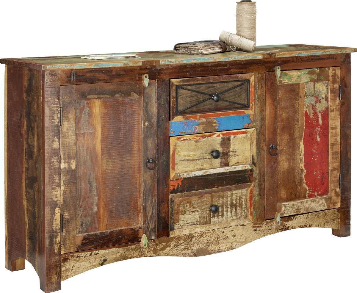 COMODĂ 150/85/40 cm  - maro/multicolor, Lifestyle, metal/lemn (150/85/40cm) - Landscape