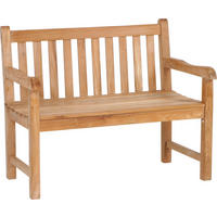 GARTENBANK 58/90/130 cm Teakholz   - Teakfarben, LIFESTYLE, Holz (58/90/130cm) - Zebra 