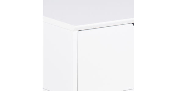 NACHTSCHRANK 40/61,5/30 cm  - Weiß, Design, Holzwerkstoff/Metall (40/61,5/30cm) - Carryhome