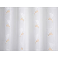 PROSOJNO BLAGO ZA ZAVESE           295 cm   bela, zlate barve  - zlate barve/bela, Basics, tekstil (295cm)