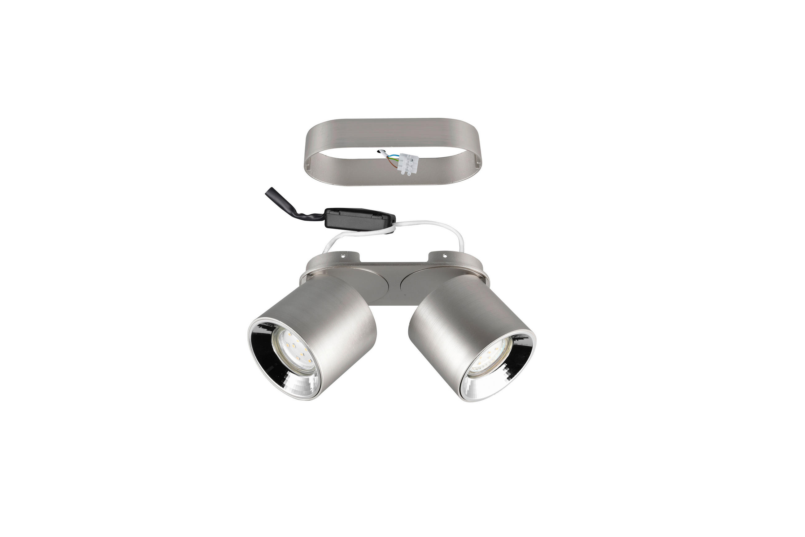 STRAHLER 18/12/8,7 cm   - Nickelfarben, Basics, Metall (18/12/8,7cm) - Trio Leuchten