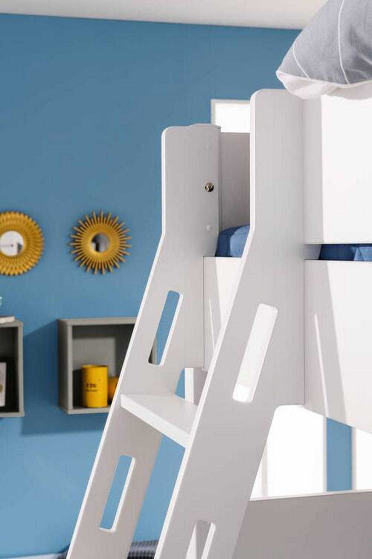 SPIELBETT 90/200 cm  - Weiss, Konventionell, Holzwerkstoff (90/200cm) - Paidi