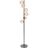 STEHLEUCHTE 28,8/160,5 cm    - Schwarz, Design, Glas/Stein (28,8/160,5cm) - Kare-Design