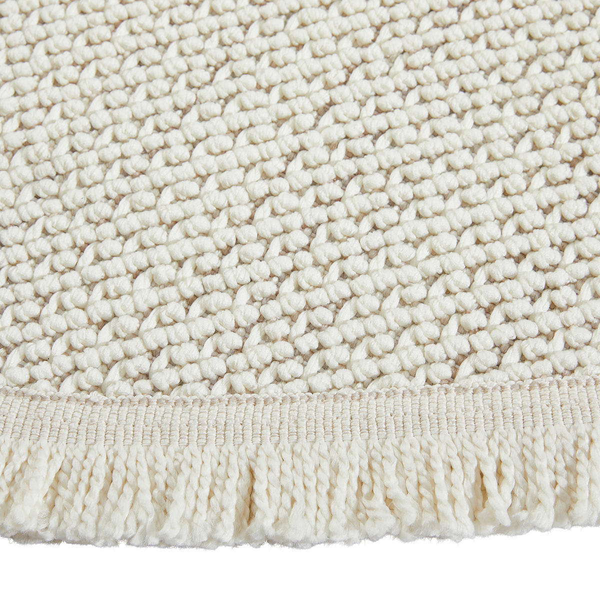 WEBTEPPICH 200 cm Weiß  - Weiß, Basics, Textil (200cm) - Novel