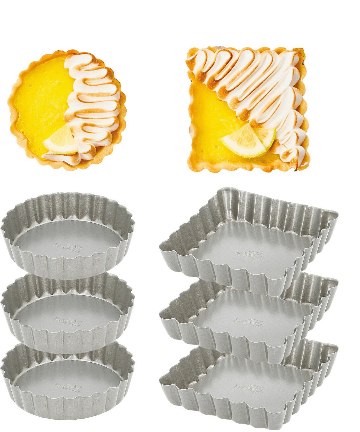 BACKFORMENSET Baker's Best  - Silberfarben, KONVENTIONELL, Metall - Birkmann