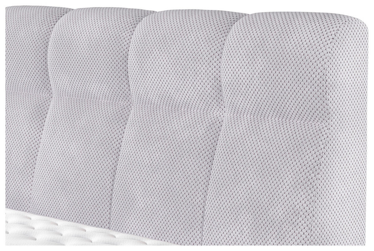 KÁRPITOZOTT ÁGY 180/200 cm  szürke  - fekete/antracit, Basics, faalapú anyag/textil (180/200cm) - Carryhome