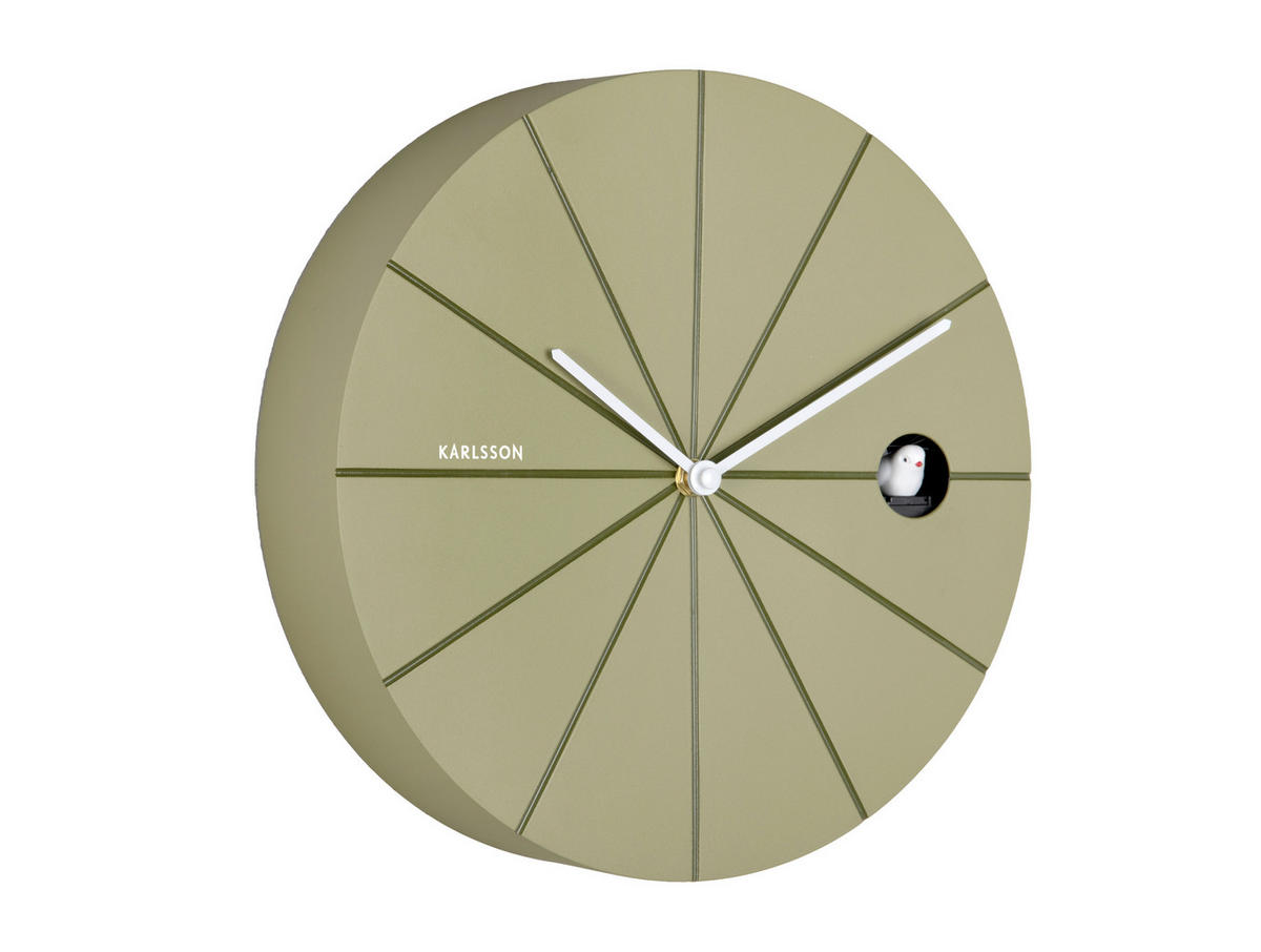 UHR  Smaragdgrün 29 cm  - Smaragdgrün, Basics, Kunststoff (29cm) - Karlsson