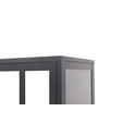 VITRINE in Schwarz  - Schwarz, Design, Glas/Metall (80/180/35cm) - Xora