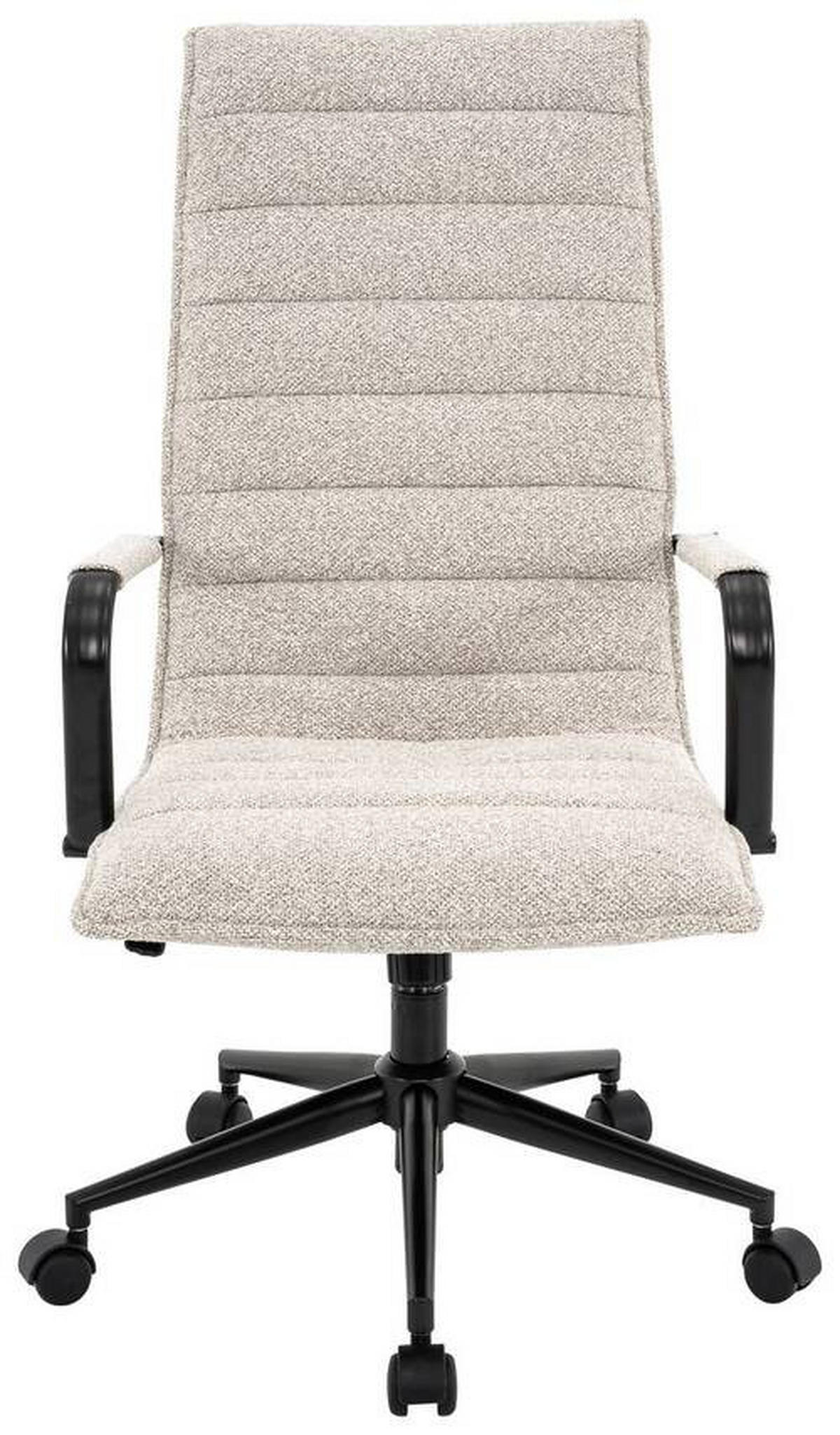 DREHSTUHL  in Webstoff Naturfarben, Schwarz  - Schwarz/Naturfarben, Design, Kunststoff/Textil (64/102-110/75,5cm) - Carryhome