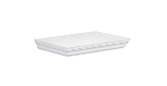 WANDBOARD Holzwerkstoff Weiß  - Weiß, Basics, Holzwerkstoff (30/3,8/19,5cm) - Carryhome