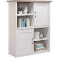 HIGHBOARD  in 106/135/42 cm  - Trüffeleichefarben/Graphitfarben, LIFESTYLE, Holzwerkstoff/Metall (106/135/42cm) - Carryhome
