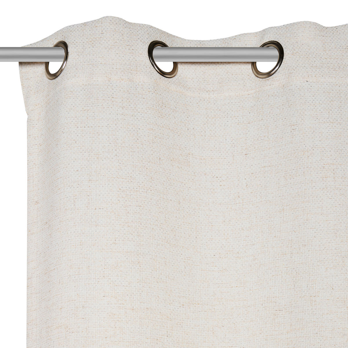 HOTOVÝ ZÁVĚS, neprůsvitné, 140/260 cm - krémová/cappuccino, Natur, textil (140/260cm) - Esposa