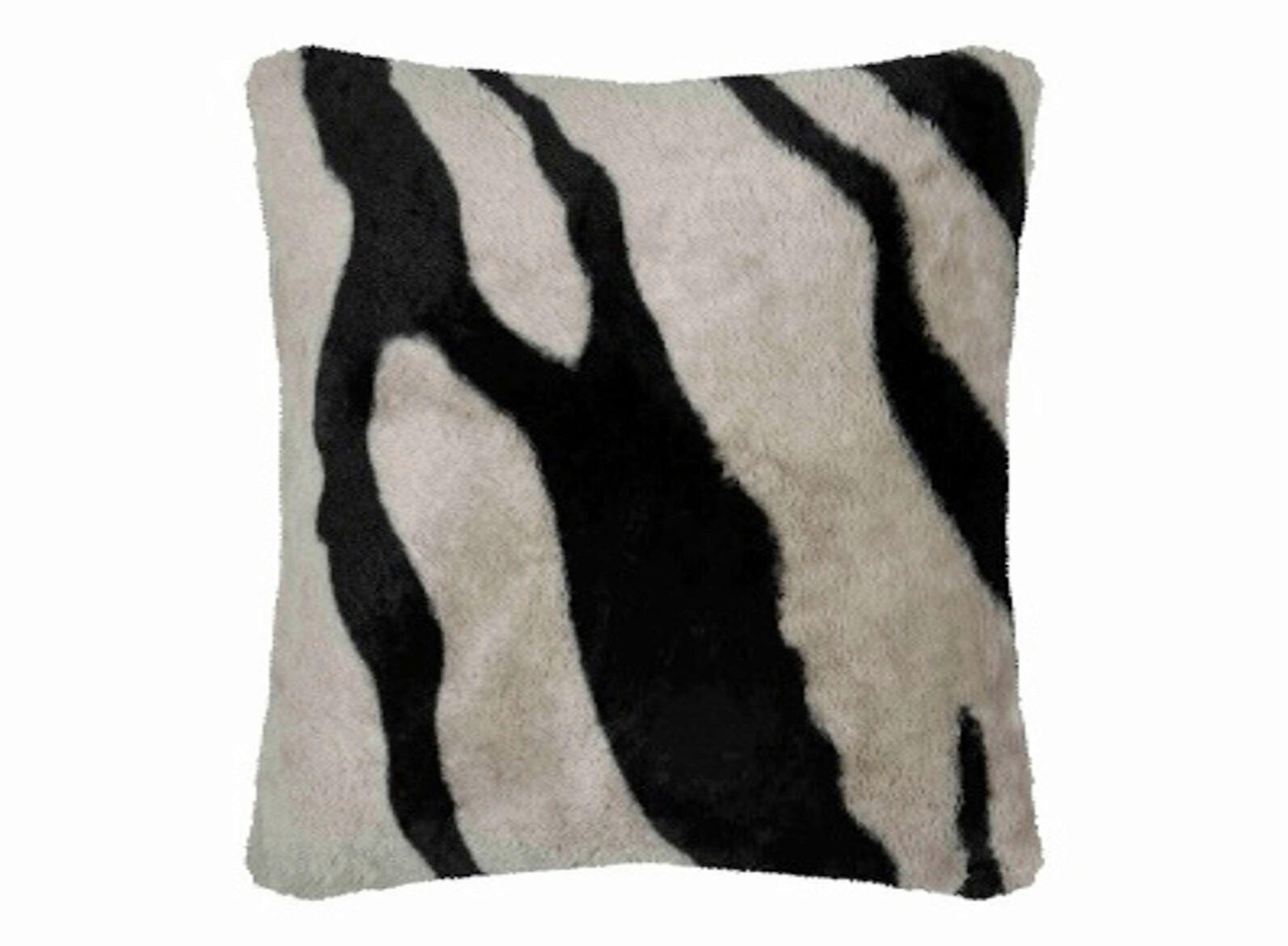 UKRASNI JASTUČIĆ   COZY  - crna/taupe, Basics, tekstil (45/45cm)