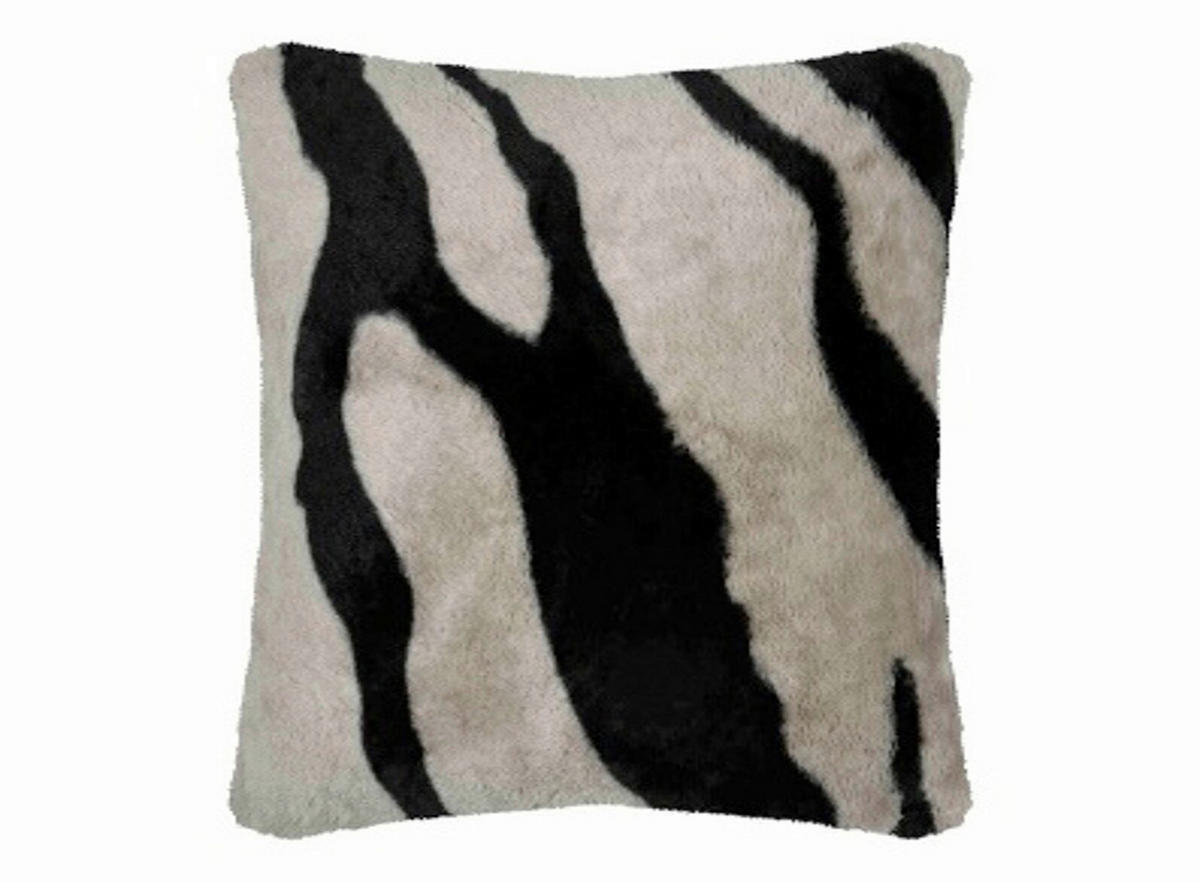 UKRASNI JASTUČIĆ   COZY  - crna/taupe, Basics, tekstil (45/45cm)