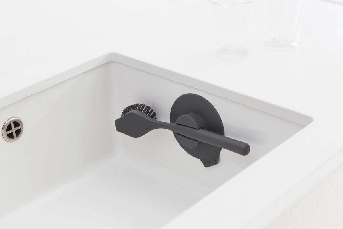 ŠČETKA ZA POMIVANJE - siva, Design, umetna masa (23,5/6/11cm) - Brabantia