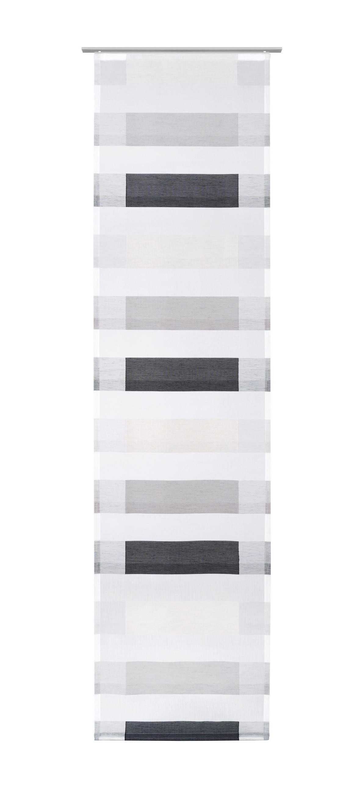 FLÄCHENVORHANG   halbtransparent  60/245 cm   - Anthrazit, Basics, Textil (60/245cm) - Dieter Knoll