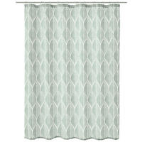 DUSCHVORHANG 180/200 cm  - Grün, KONVENTIONELL, Kunststoff (180/200cm) - Kleine Wolke