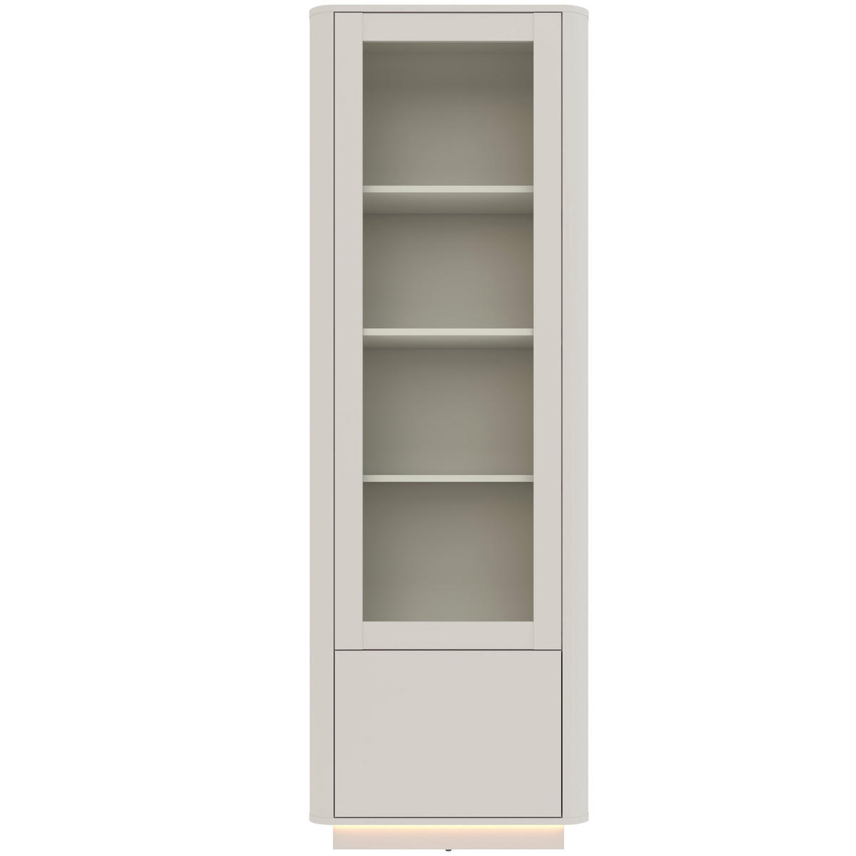 VITRINE  in Kaschmir  - Kaschmir, Design, Holzwerkstoff (200,5/67/40cm) - MID.YOU