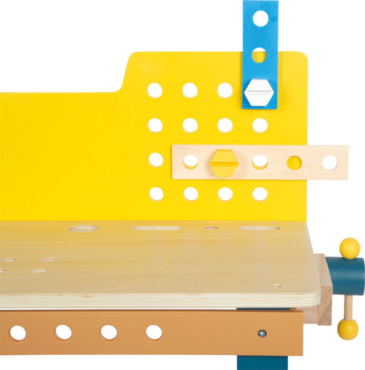 KINDERWERKBANK - Multicolor, Basics, Holz (40/47/26cm) - small foot