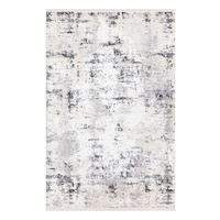 VINTAGE-TEPPICH 120/180 cm Lotus Grau, Schwarz, Weiß, Beige  - Beige/Schwarz, LIFESTYLE, Textil (120/180cm)