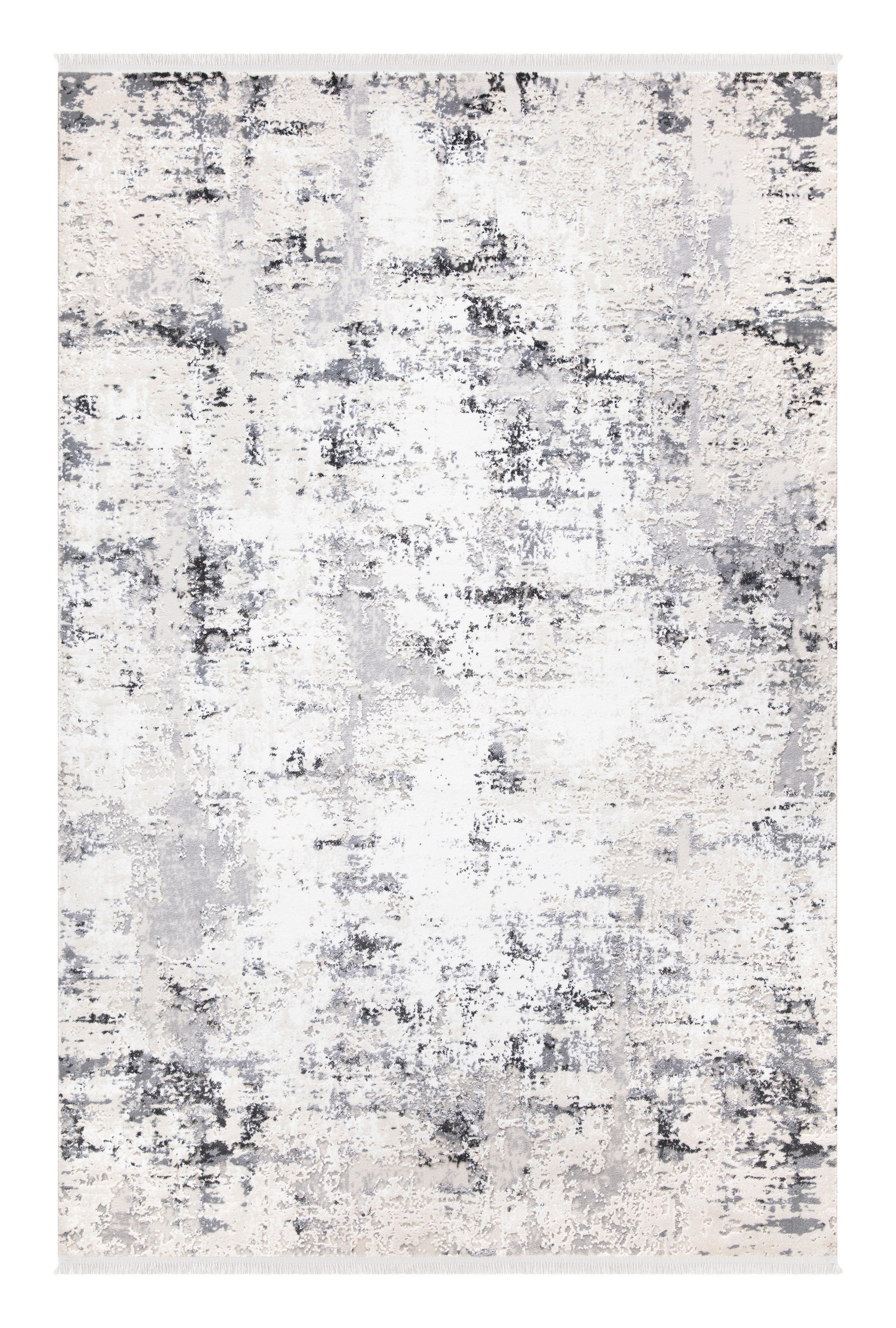 Novel Läufer Lotus Beige, Grau, Schwarz, Weiß 80x300 cm