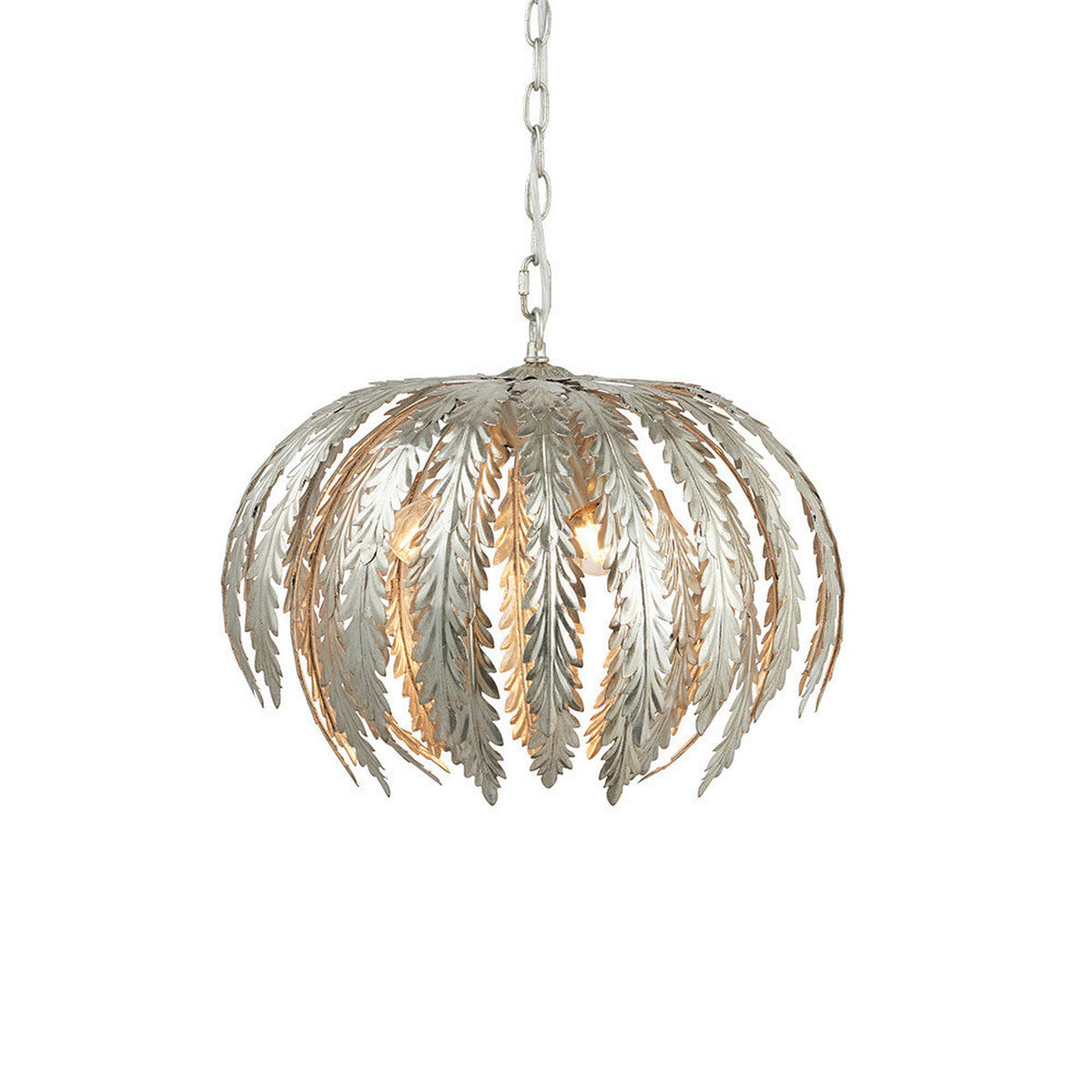 DECKENLEUCHTE  45/140.5 cm    - Silberfarben, Design, Metall (45/140.5cm) - ENDON