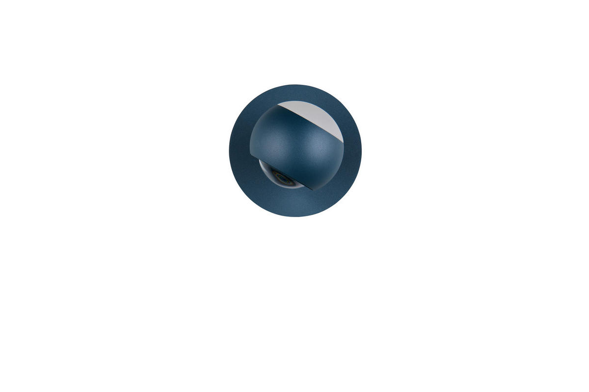 LED-WANDLEUCHTE Cannon 14,5/14,5 cm   - Blau, KONVENTIONELL, Metall (14,5/14,5cm) - Musterring