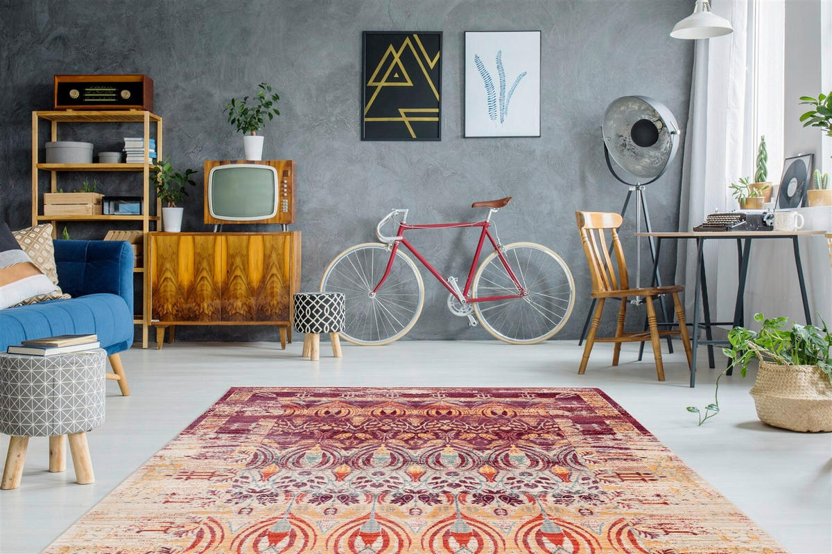 VINTAGEMATTA 80/150 cm  - multicolor, Basics, textil (80/150cm) - Kayoom