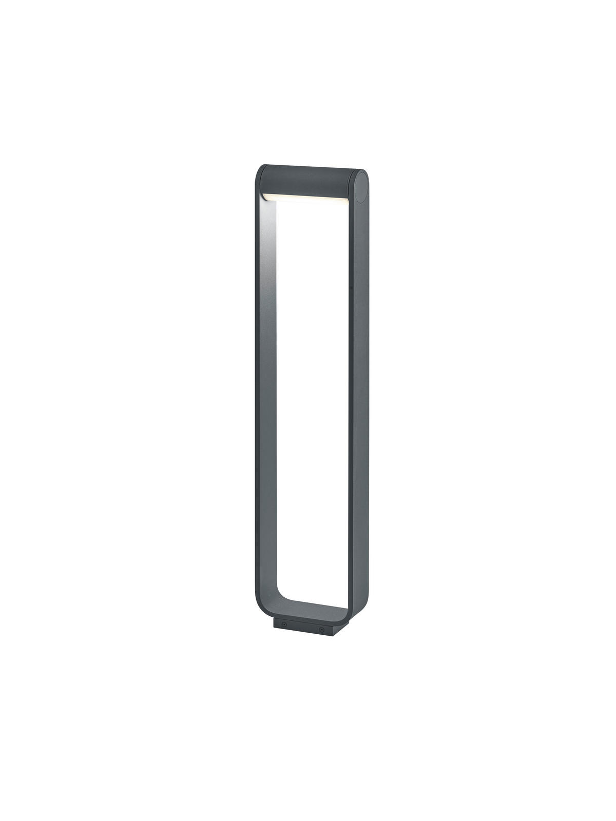 AUSSENSTEHLEUCHTE Luz44 16/6/75 cm  - Graphitfarben, Design, Kunststoff/Metall (16/6/75cm) - Helestra
