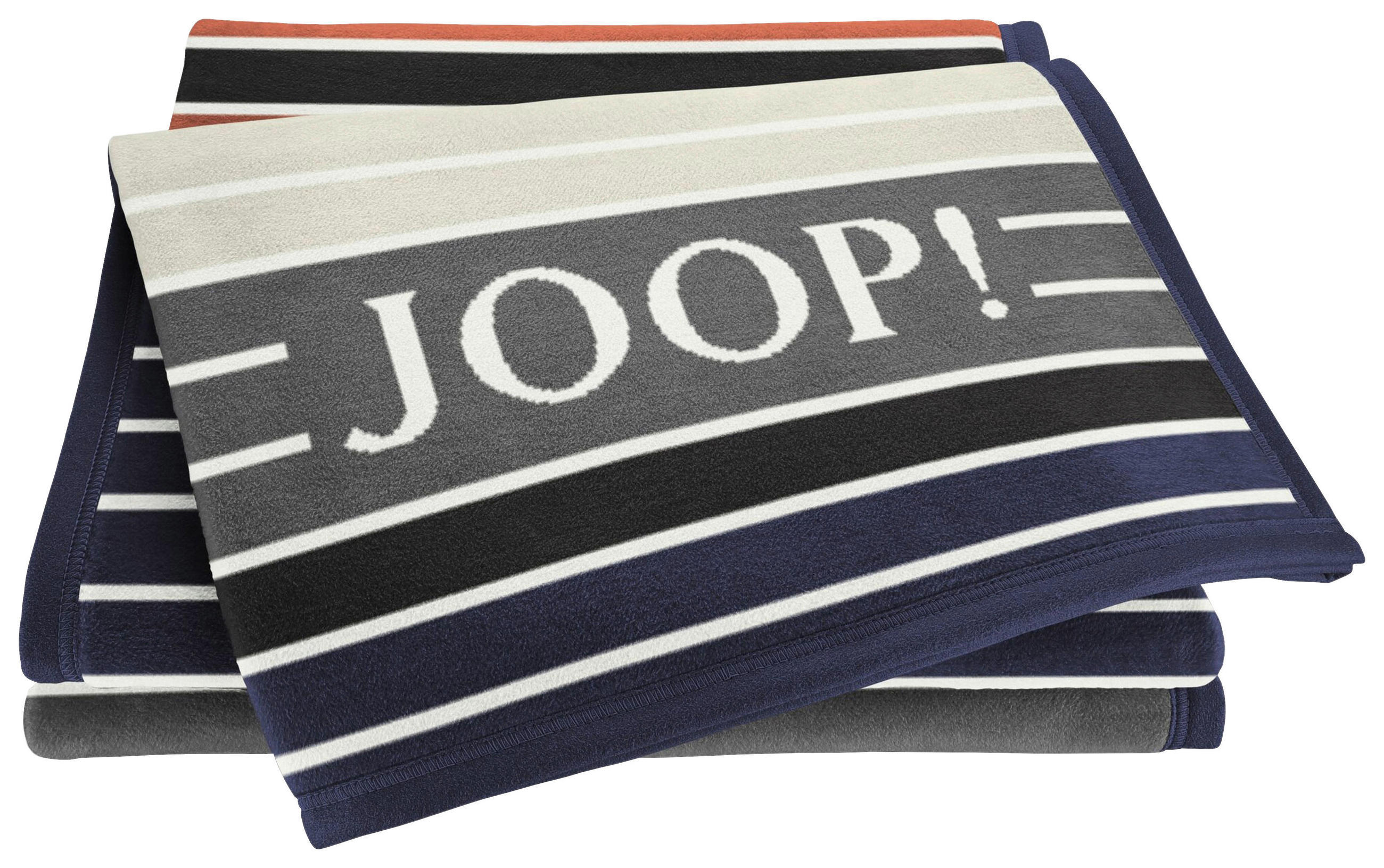 DECKE  - Blau/Schwarz, Design, Textil (125/170cm) - Joop!