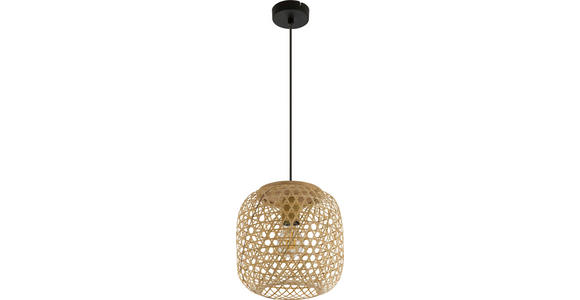 HÄNGELEUCHTE 23/135 cm - Naturfarben, Design, Naturmaterialien/Kunststoff (23/135cm) - Novel