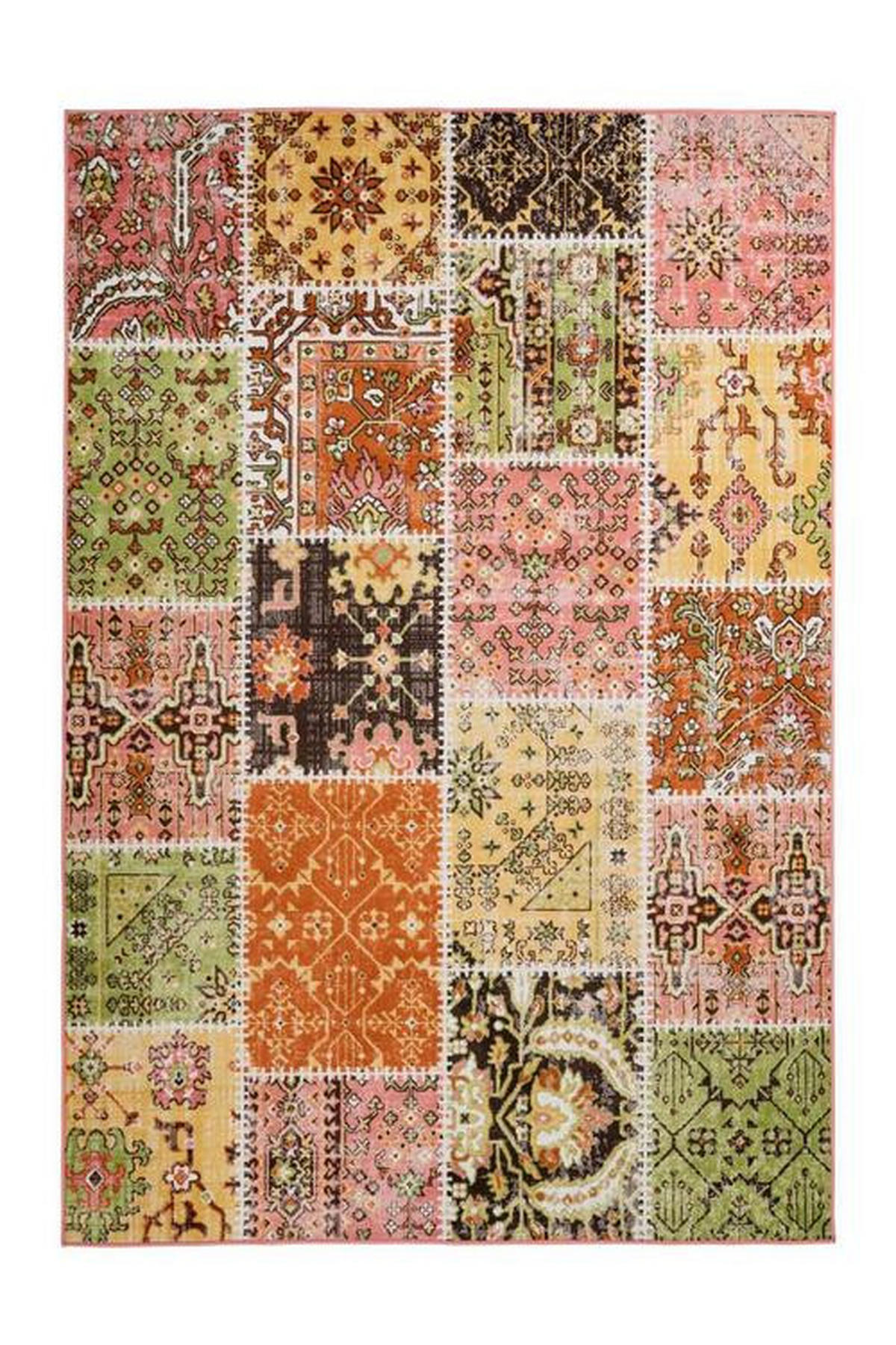 VINTAGE-TEPPICH 120/170 cm Ariya Multicolor  - Multicolor, Trend, Textil (120/170cm) - Kayoom