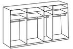 SCHWEBETÜRENSCHRANK 350/236/65 cm 4-türig  - Chromfarben/Weiß, MODERN (350/236/65cm) - MID.YOU