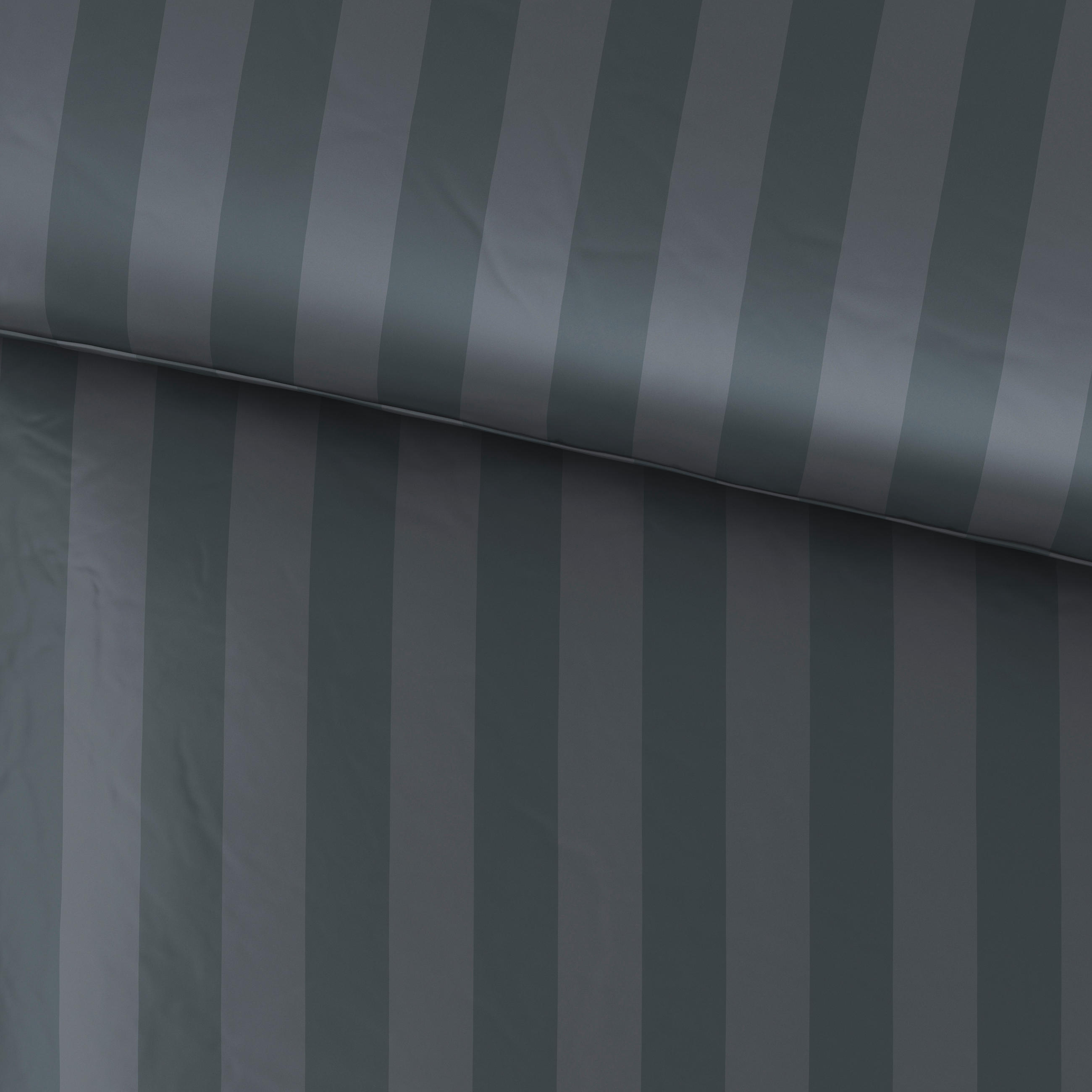 BETTWÄSCHESET Satin 160/210 cm  65 cm/100 cm  - Grau, Textil (160/210cm) - Dieter Knoll