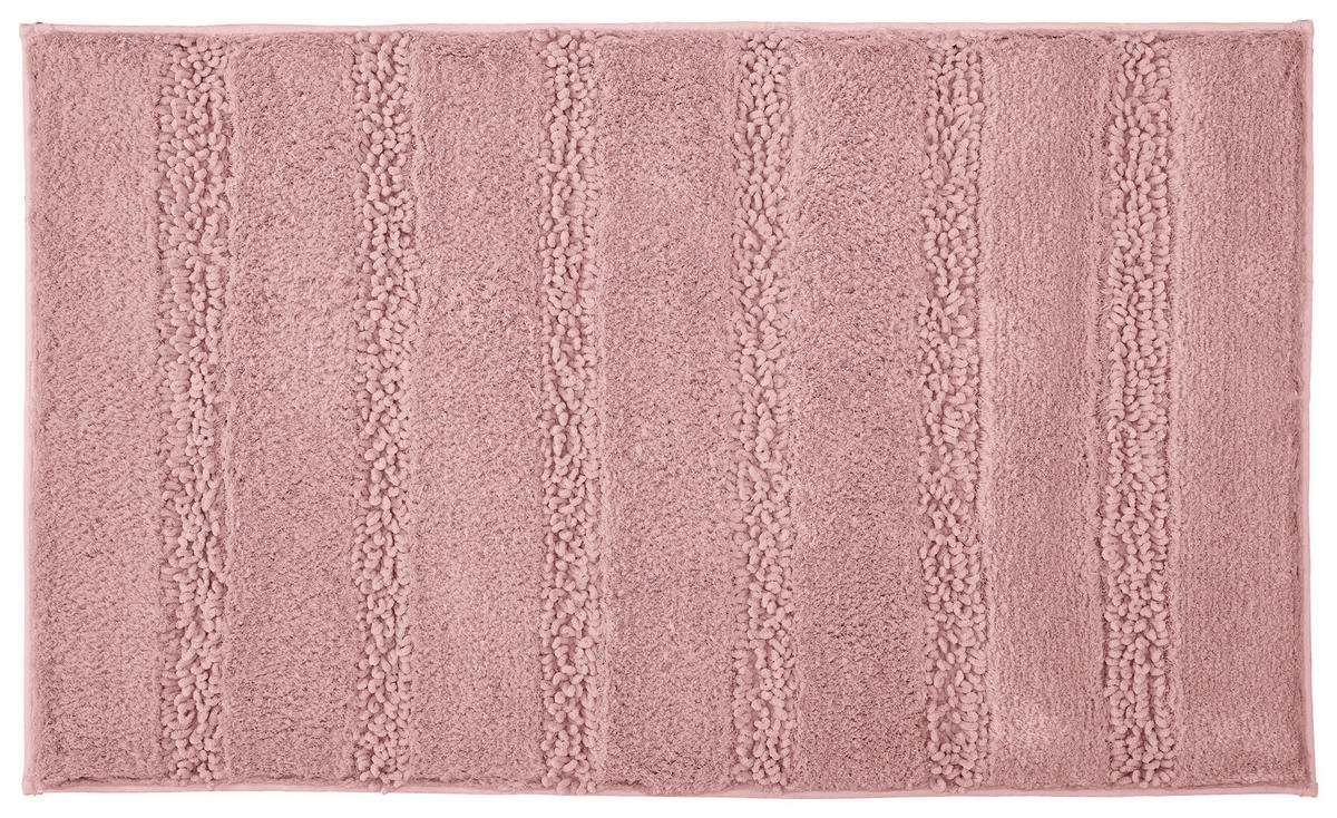 BADTEPPICH Rosa 70/120 cm  - Rosa, Konventionell, Kunststoff/Textil (70/120cm) - Kleine Wolke