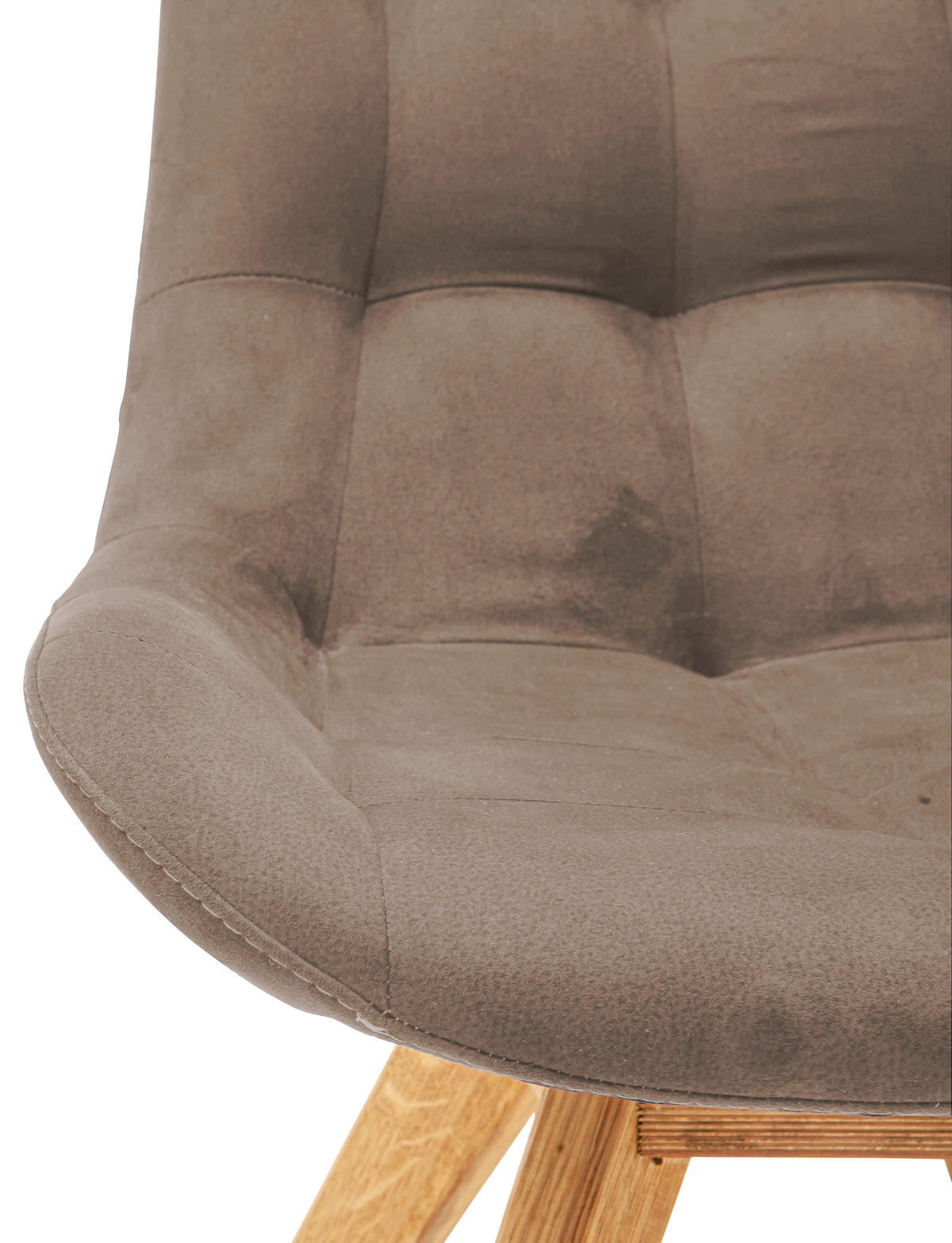 STUHL  in Flachgewebe  - Cappuccino, Konventionell, Holz/Textil (56/84/63cm) - Carryhome