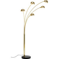 STEHLEUCHTE 85/215/108 cm   - Goldfarben, Trend, Stein/Metall (85/215/108cm) - Kare-Design