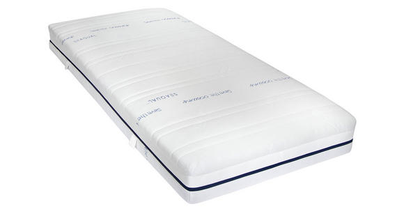 TASCHENFEDERKERNMATRATZE Emotion S60 Hybrid 90/200 cm Höhe ca. 21 cm  - Weiß, Basics, Textil (90/200cm) - Novel
