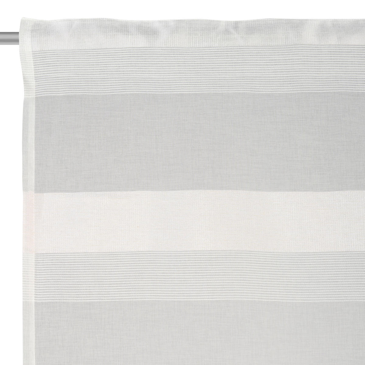 KONČANA ZAVESA  prosojno  135/245 cm   - krem barve, Basics, tekstil (135/245cm) - Esposa